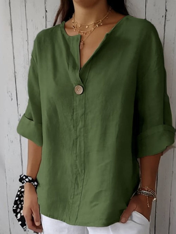 Zamma™ | Relaxed V-Neck Top