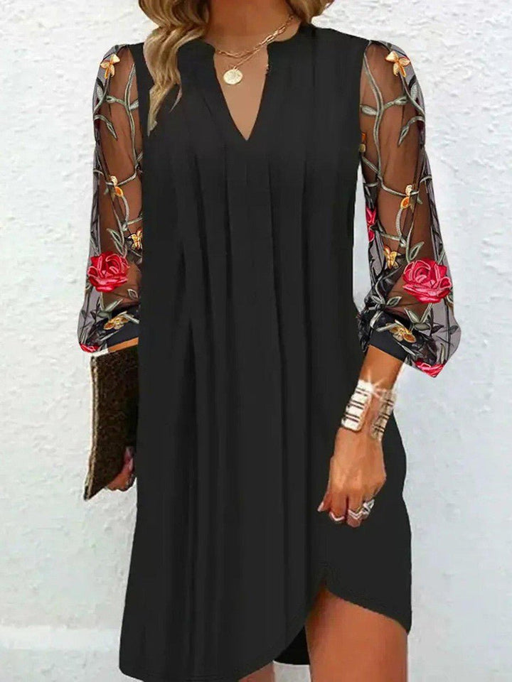 Neve | Timeless Sheer Sleeve Midi