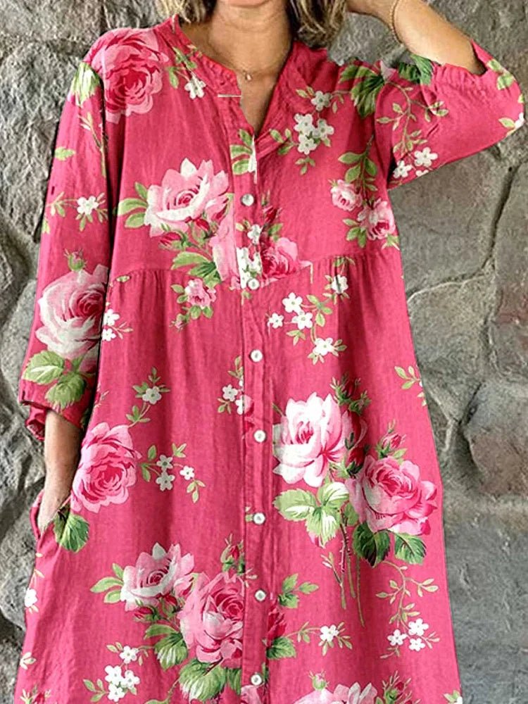 Risa | Art Floral Dress